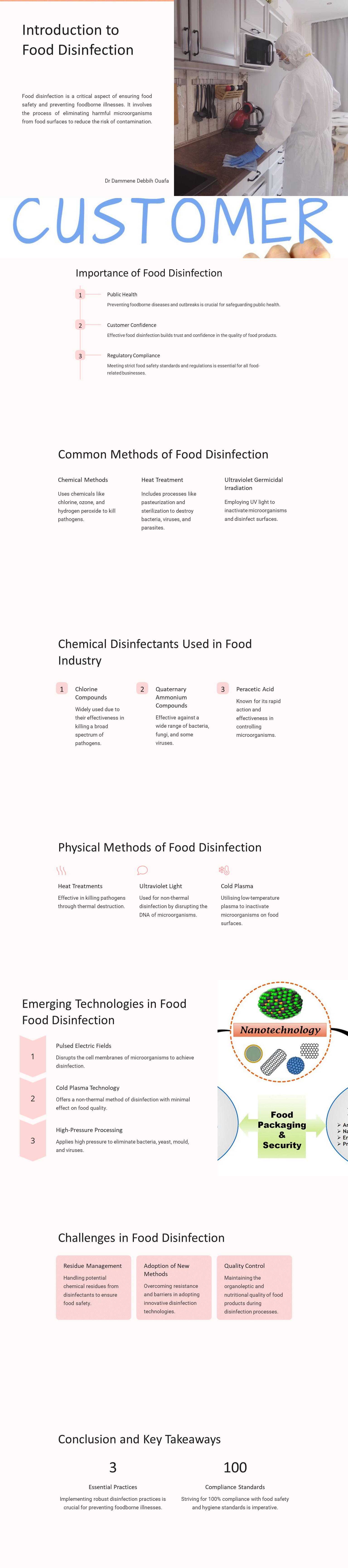 Food disinfection