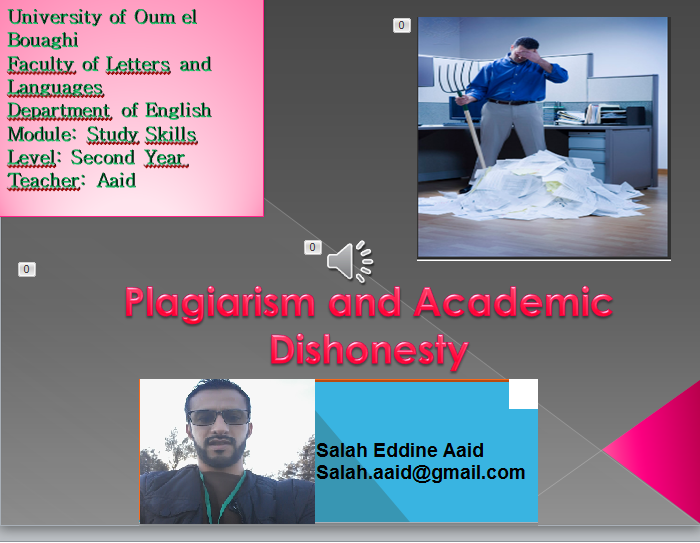 Course 02: Plagiarism and Academic Dishonesty